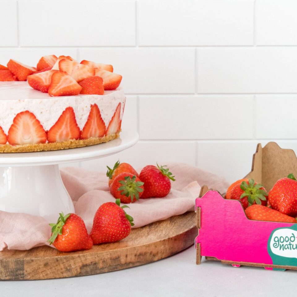 Aardbeien kwarktaart-3